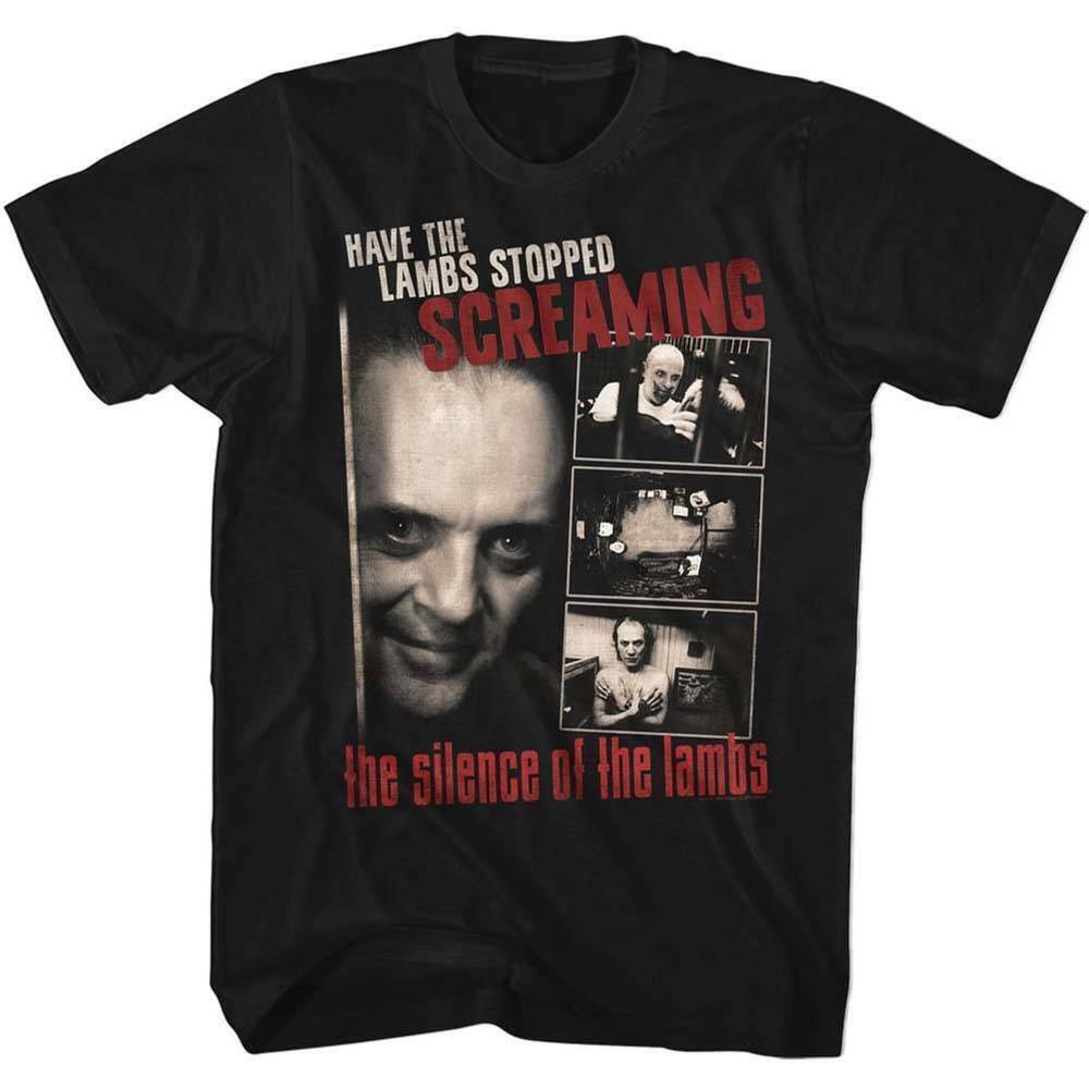 Silence Of The Lambs Screaming Black Adult T Shirt